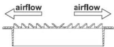 Zephyr ZPIE24AW - To install the return air vent to a soffit or ceiling: - 2
