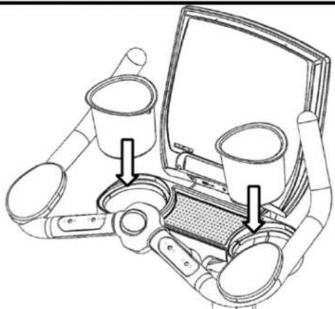 True ES900 - Step 14: Cup Holders: - 1