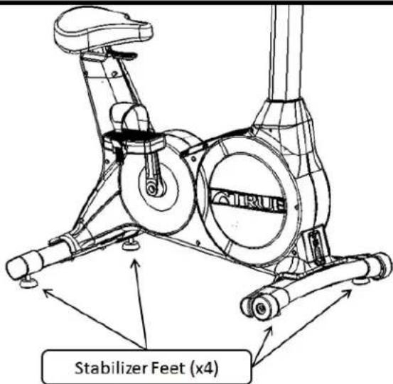 QTRUE Stabilizer Feet (x4)