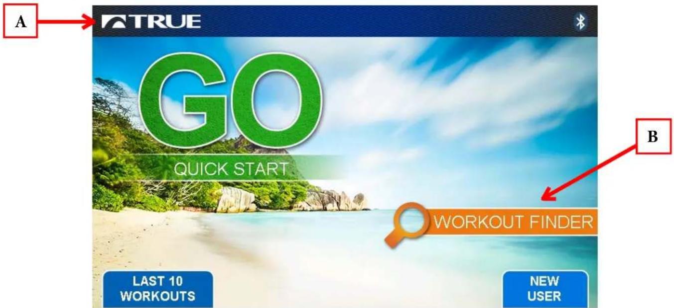 A TRUE GO QUICK START B WORKOUT FINDER LAST 10 WORKOUTS NEW USER