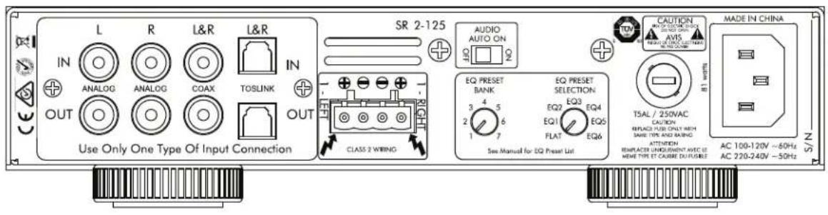 SONANCE Patio SR 2-125 - SR 2-125 FRONT PANEL - 1