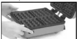 CUISINART WAF-300 - To remove plates - 1