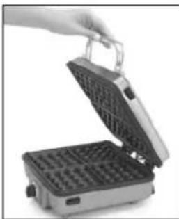 CUISINART WAF-300 - Para insertar las placas - 1