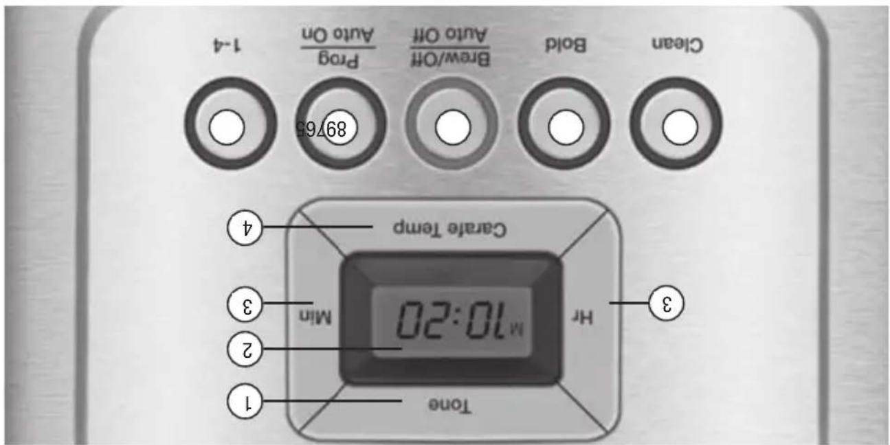 CUISINART PerfecTemp DCC-3200 - como Filar La Hora DE ENCEDIDO Automático - 2