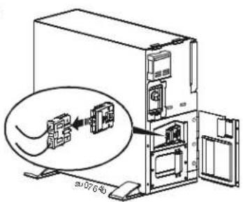 Diagram showing a computer tower with an attached device and a magnified view of its internal components, labeled '30.0764'.