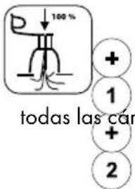 100 % + 1 + 2 todas las car