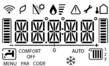 COMFORT OFF AUTO MENU PAR CODE