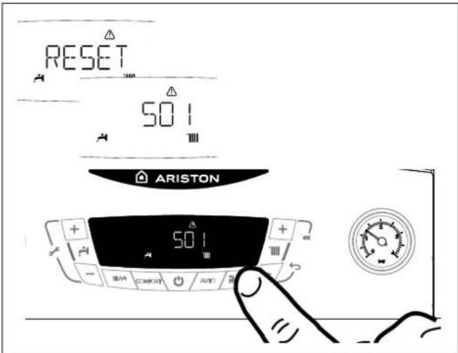 RESET 50 l ARISTON 50 l + - + - + - + - + - + - + - + - + - + - + - + - + - + - + - + -