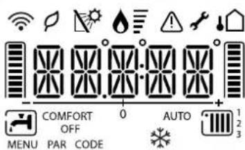 COMFORT OFF AUTO MENU PAR CODE