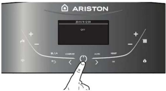 Ariston Thermo Genus One Net - Switching off the boiler - 1
