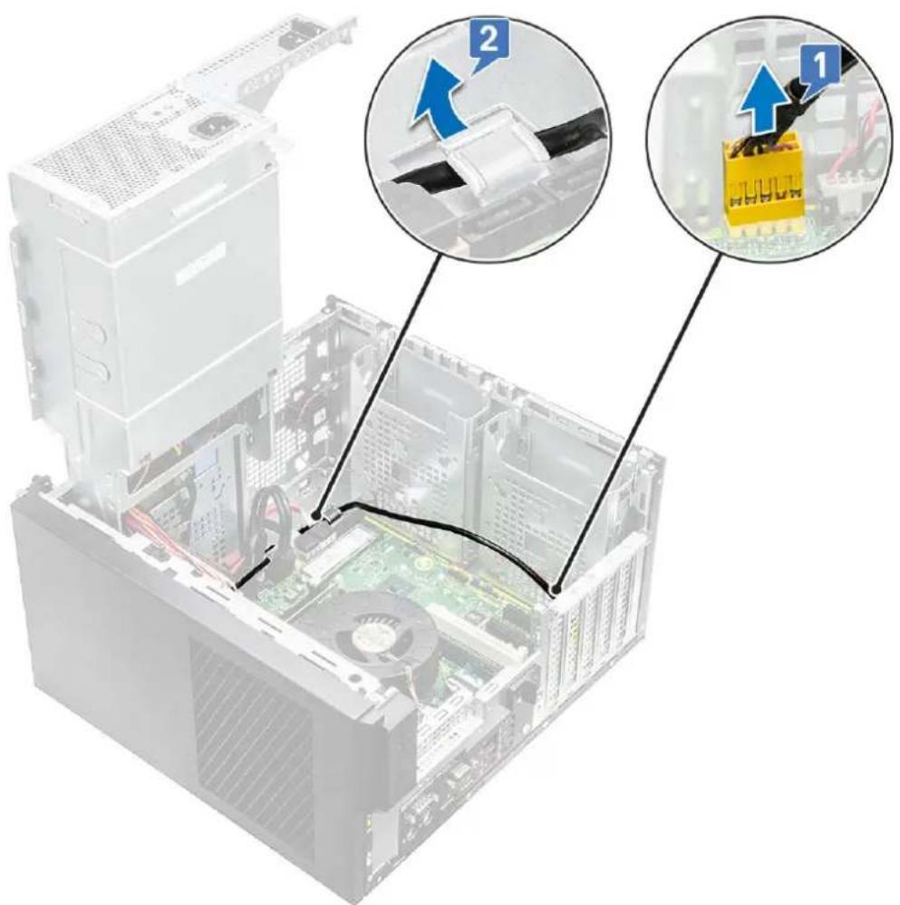 DELL Precision 363 - Removing the IO panel - 1