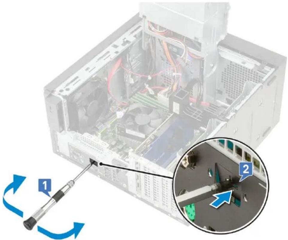 DELL Precision 363 - Installing the optional IO card - 1