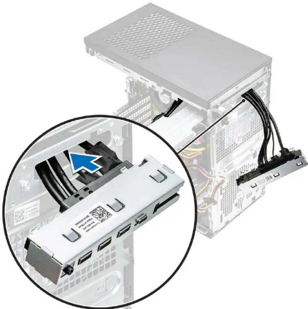 DELL Precision 363 - Installing the IO panel - 1