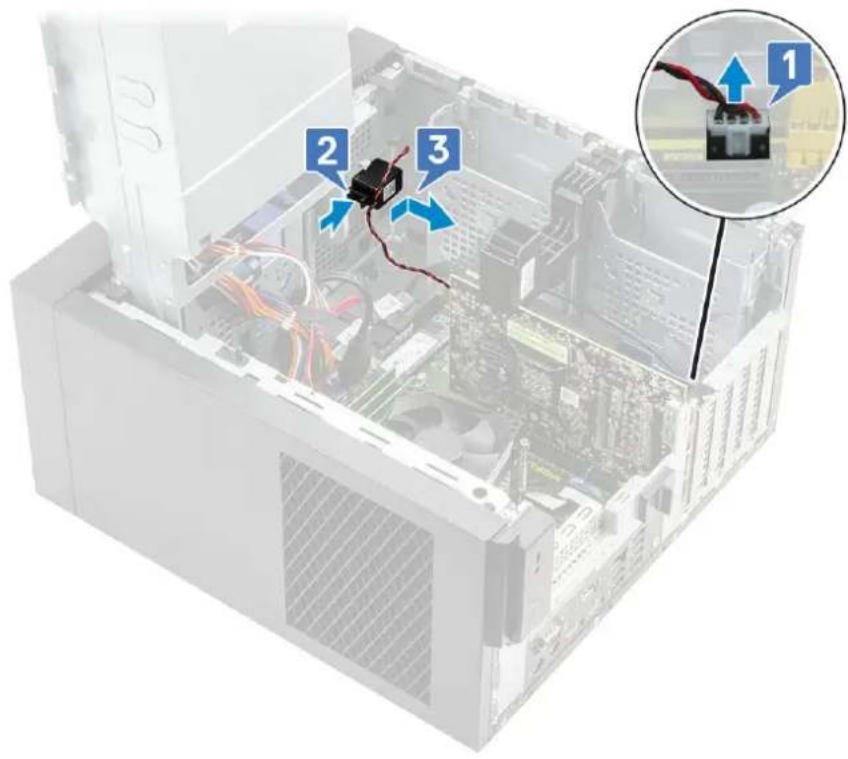 DELL Precision 363 - Removing speaker - 1
