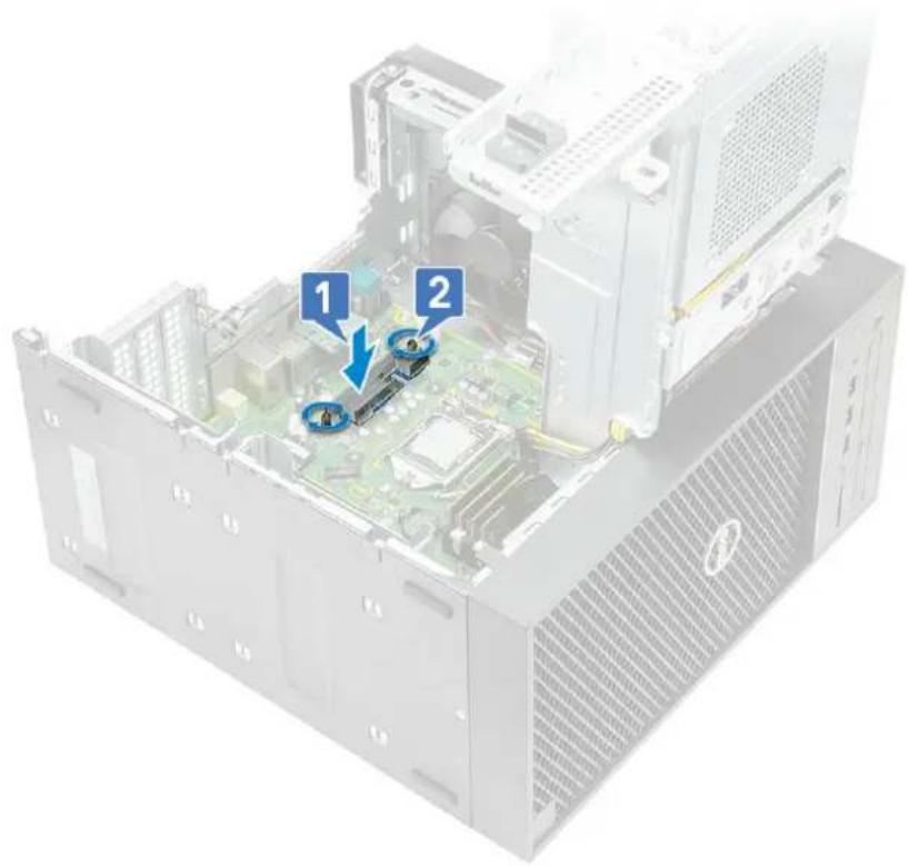 DELL Precision 363 - Installing VR heat sink - 1