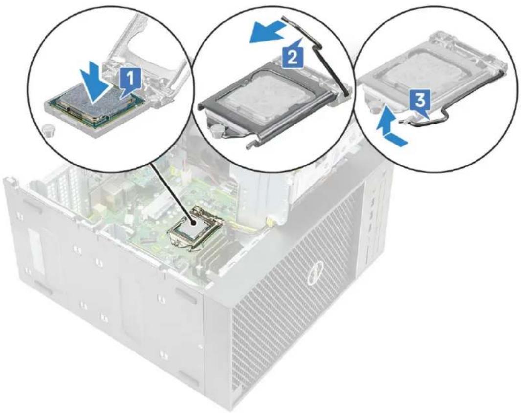 DELL Precision 363 - Installing the processor - 1