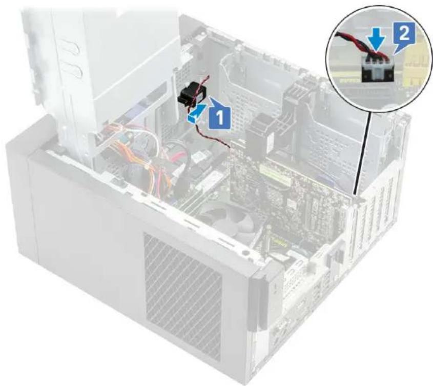DELL Precision 363 - Installing the speaker - 1