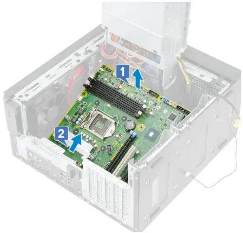 DELL Precision 363 - Removing the system board - 5