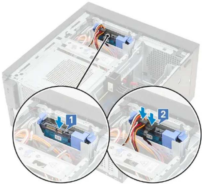 DELL Precision 363 - Installing the hard drive - 2
