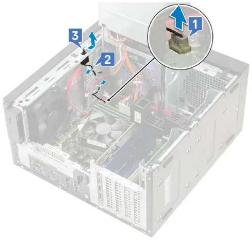 DELL Precision 363 - Removing intrusion switch - 1