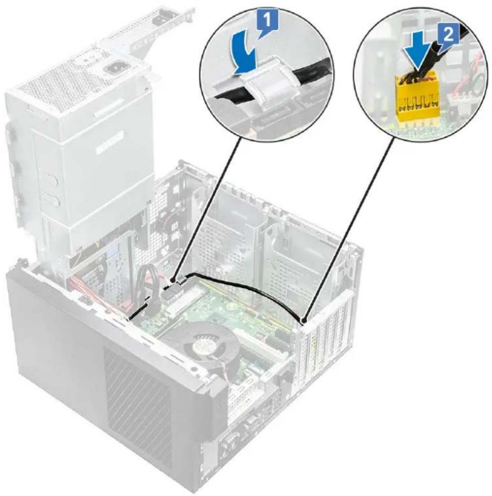 DELL Precision 363 - Installing the IO panel - 5