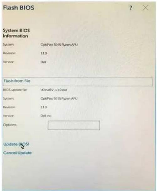 DELL OptiPlex 3070 - Updating from the One-Time Boot Menu - 6