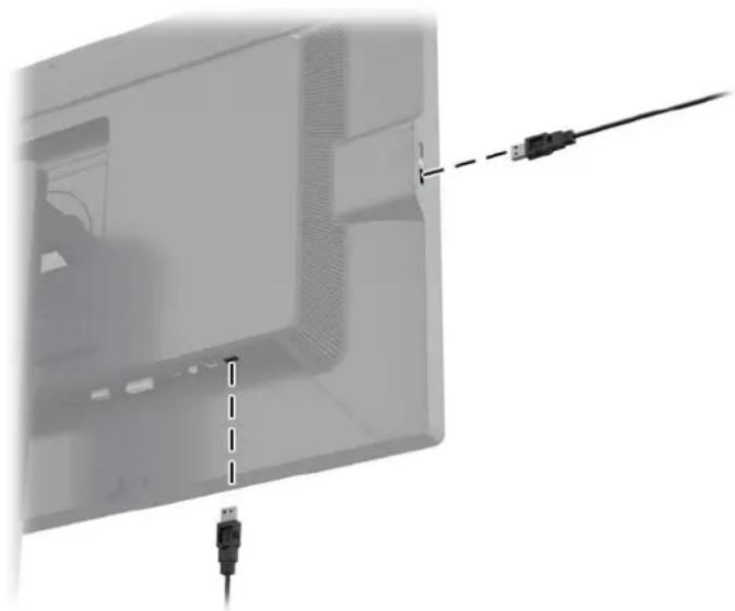 HP Z24i G2 - Connecting USB Devices - 2