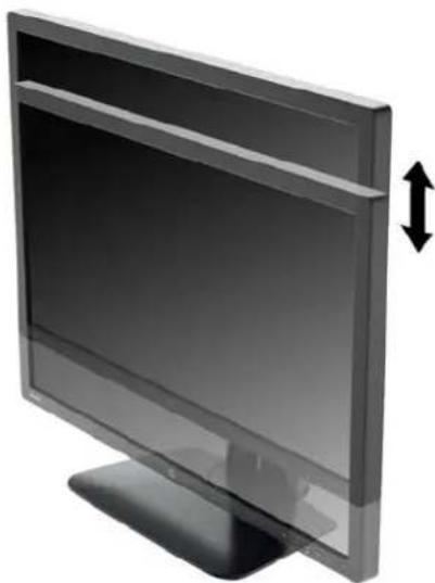 HP Z24i G2 - Adjusting the Monitor - 3