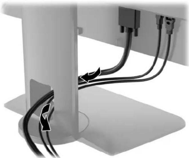 HP Z24i G2 - Connecting the Cables - 1