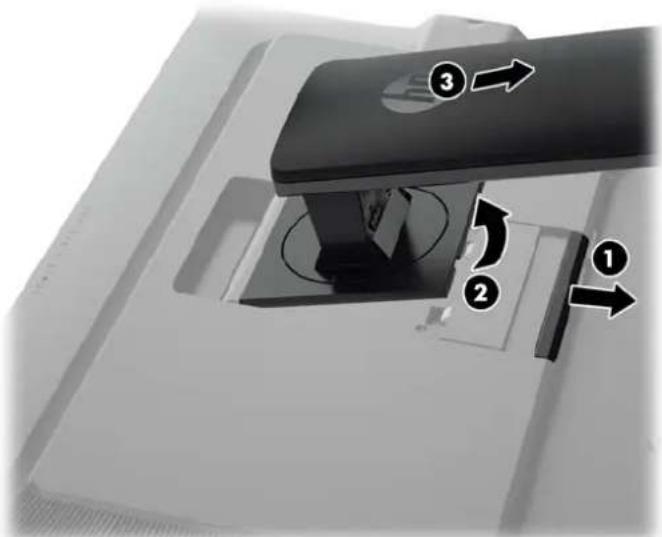 HP Z24i G2 - Removing the Monitor Stand - 2