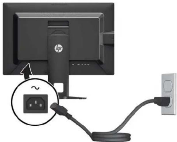 HP Z24i G2 - Connecting the Cables - 9