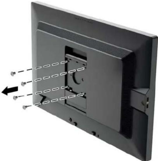 HP Z24i G2 - Mounting the Monitor Using the Quick Release 2 Mounting Bracket - 3