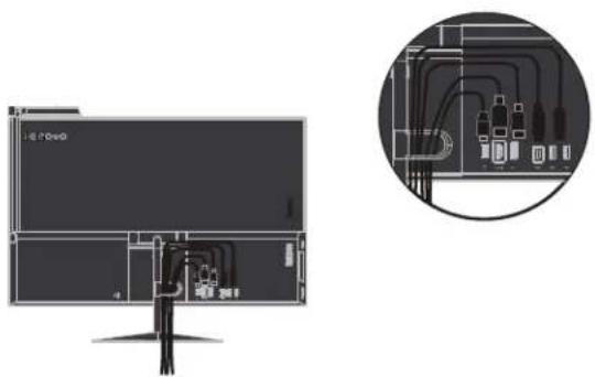 LENOVO ThinkVision X1 - Connecting and turning on your monitor - 15