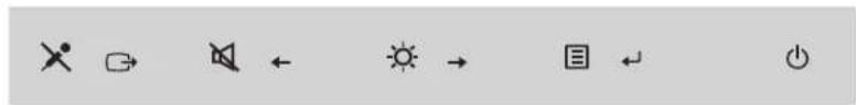 LENOVO ThinkVision X1 - Monitor controls - 1