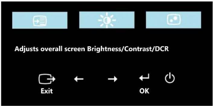 LENOVO ThinkVision X1 - Using the On-Screen Display (OSD) controls - 1