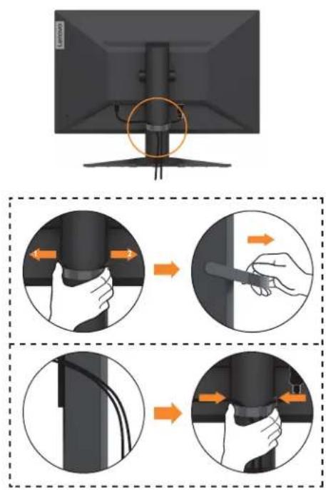 LENOVO G25-10 - Connecting and turning on your monitor - 7