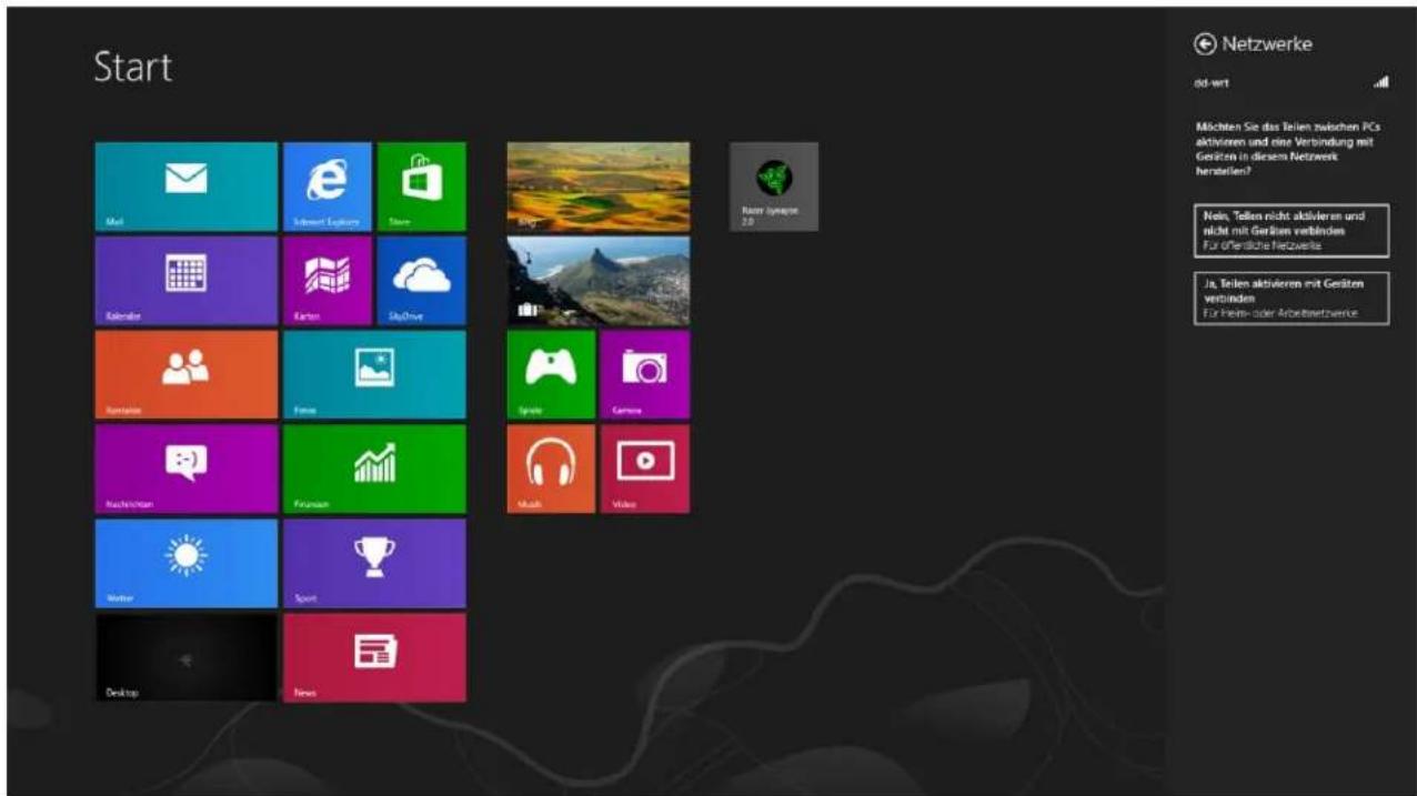Start Mail Schwert Europe Store Eólica Karten SkyDrive Kontalien Foxe Nuchlanden Forschungen Werner Sport Desktop News Remy Synapse 2.0 Netzwerke dd-wt Möchten Sie das Teilen zwischen PCs aktivieren und eine Verbindung mit Gestären in diesem Netzwerk herstellen? Nein, Teilen nicht aktivieren und nicht mit Geräten verbinden für öffentliche Netzweite. Ja, Teilen aktivieren mit Gestären verbinden für Heim- oder Archimetzerweite