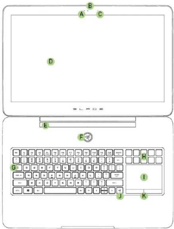 RAZER Blade Pro 17 - GERÄTEAUFBAU - 1
