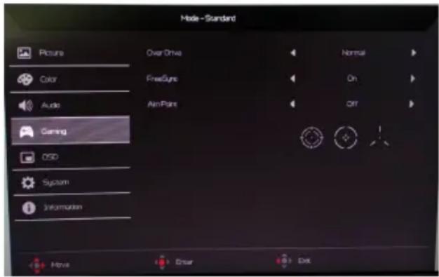 ACER Nitro XZ272P - Note: - 2