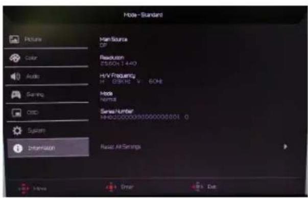 ACER Nitro XZ272P - Information - 1