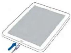 HP TouchPad - Charge the battery - 1