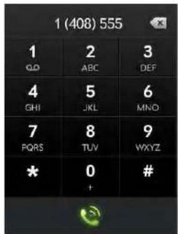 1 (408) 555 1 2 3 GQ ABC DEF 4 5 6 GHI JKL MNO 7 8 9 PQRS TUV WXYZ * 0 # +
