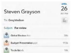 Steven Grayson Tcr: Greg Madison Subject: For review Global Review.doc 38k Budget Presentation.pdf 915k To do lists 16k APRIL 26 2017 PM vct boc