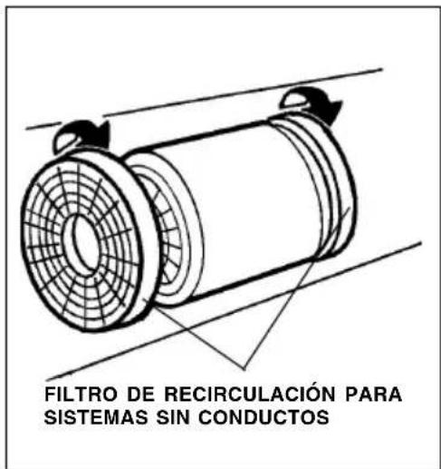 FILTRO DE RECIRCULACIÓN PARA SISTEMAS SIN CONDUCTOS