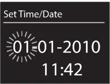 Set Time/Date 01-01-2010 11:42
