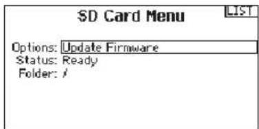 SPEKTRUM DX20 - Manually Installing AirWare Software Updates - 1