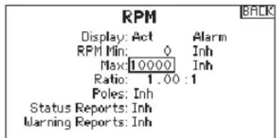 SPEKTRUM DX20 - To use Telemetry Auto-Config: - 1