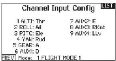 SPEKTRUM DX20 - Channel Assign - 2