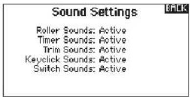 SPEKTRUM DX20 - System Warnings: - 2