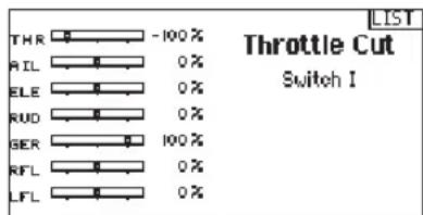 SPEKTRUM DX20 - Throttle Cut - 2
